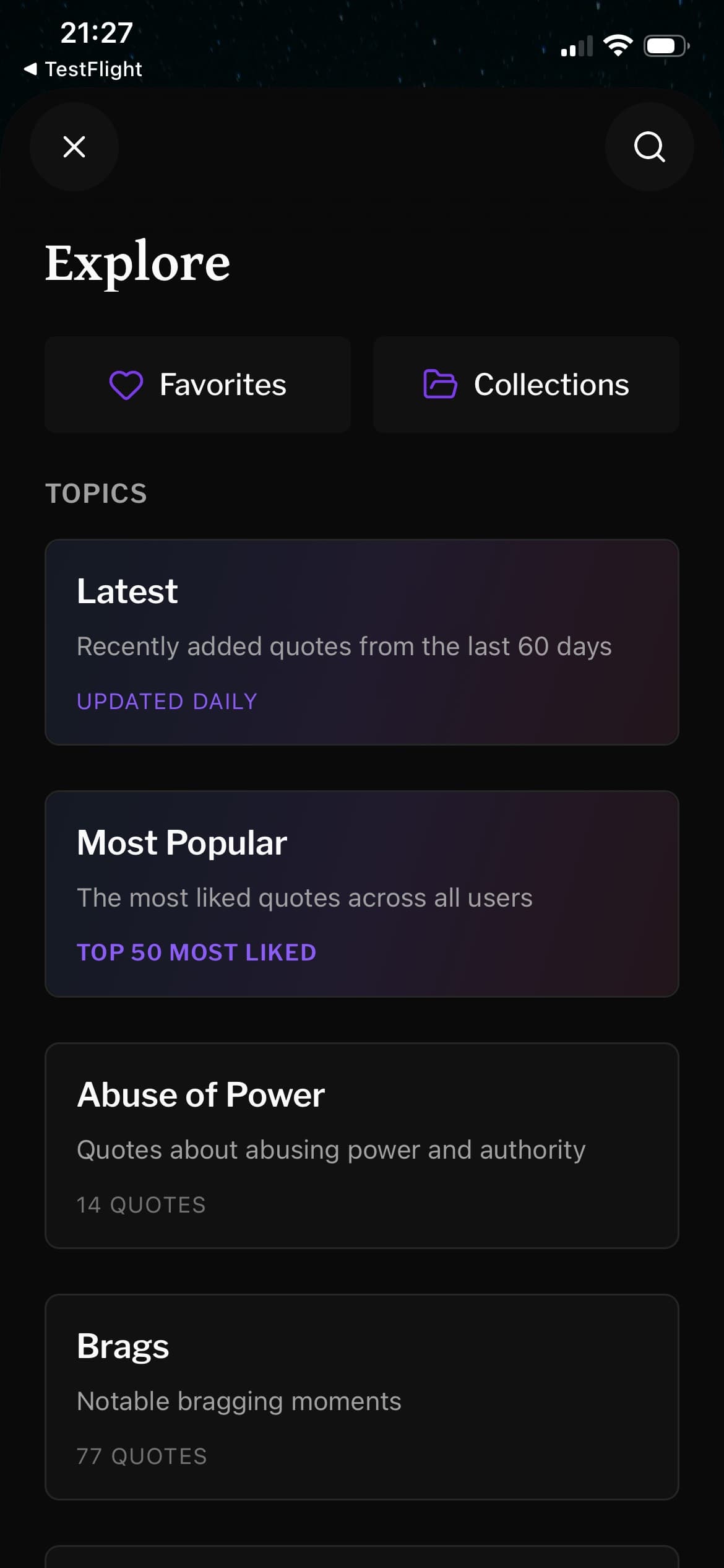 Organized by Category